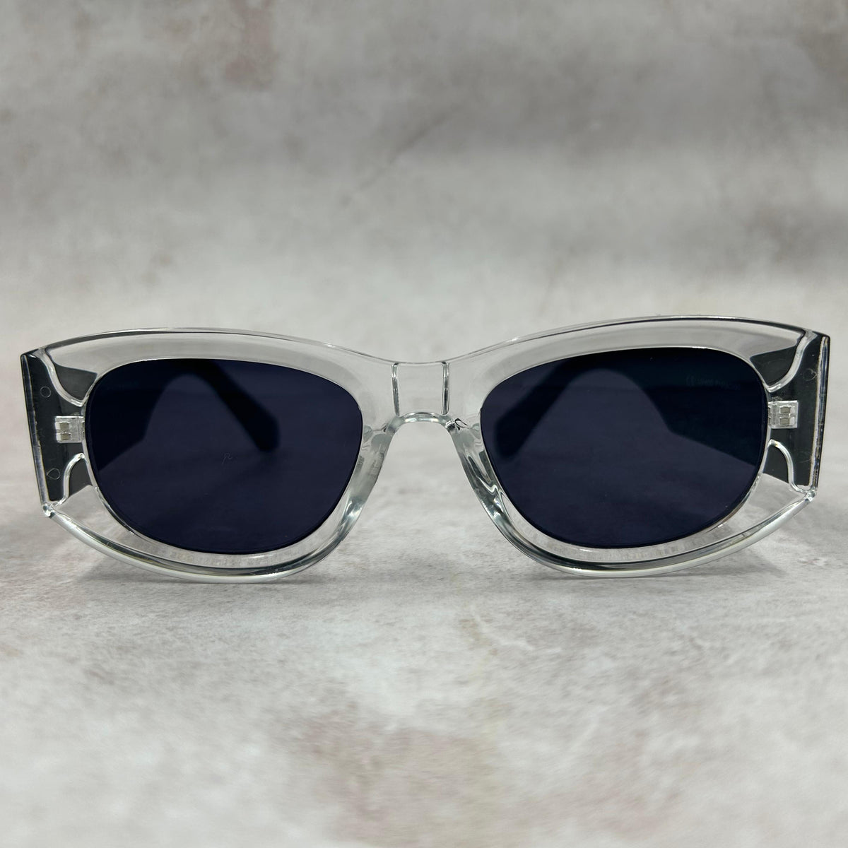 ÓCULOS DE SOL MIAMI - PRETO E TRANSPARENTE - 1215