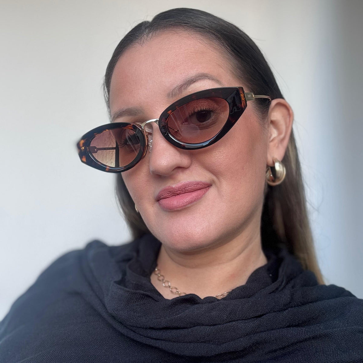 ÓCULOS DE SOL MONACO - GATINHO - TARTARUGA MARROM DEGRADÊ - 1637